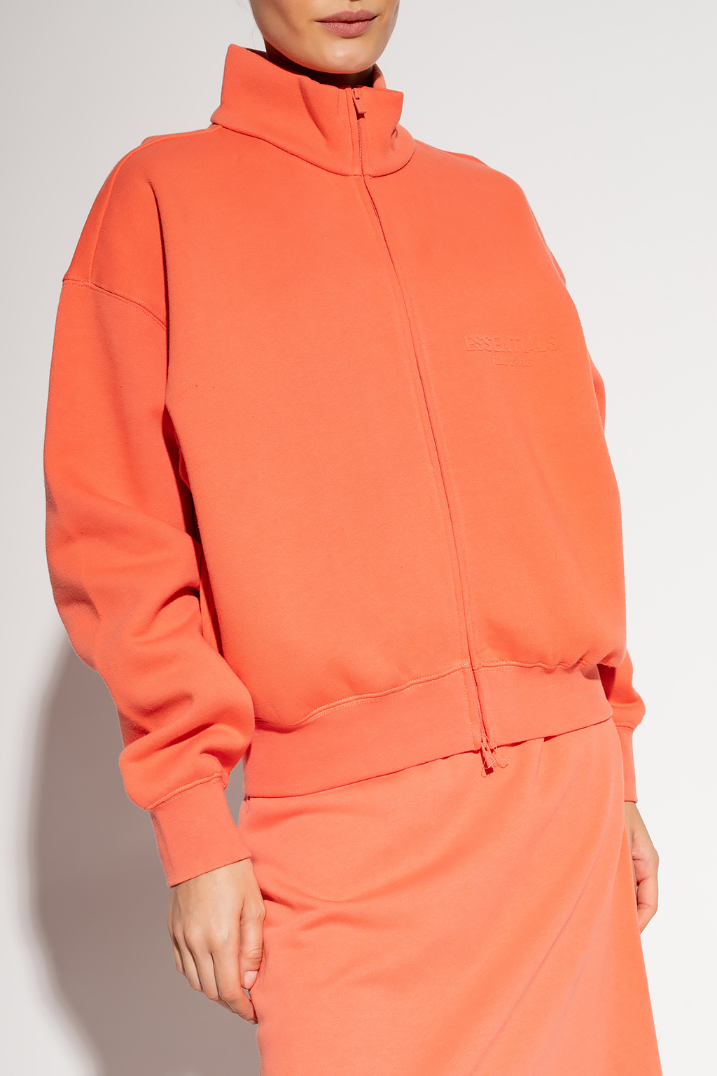 Orange Sweatshirt with logo Fear Of God Essentials Vitkac Italy